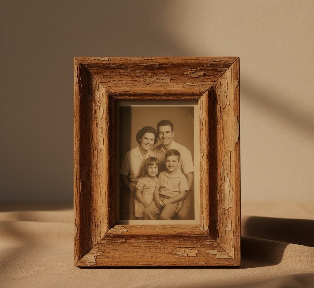 Vintage houten lijst